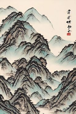 玄关山水画