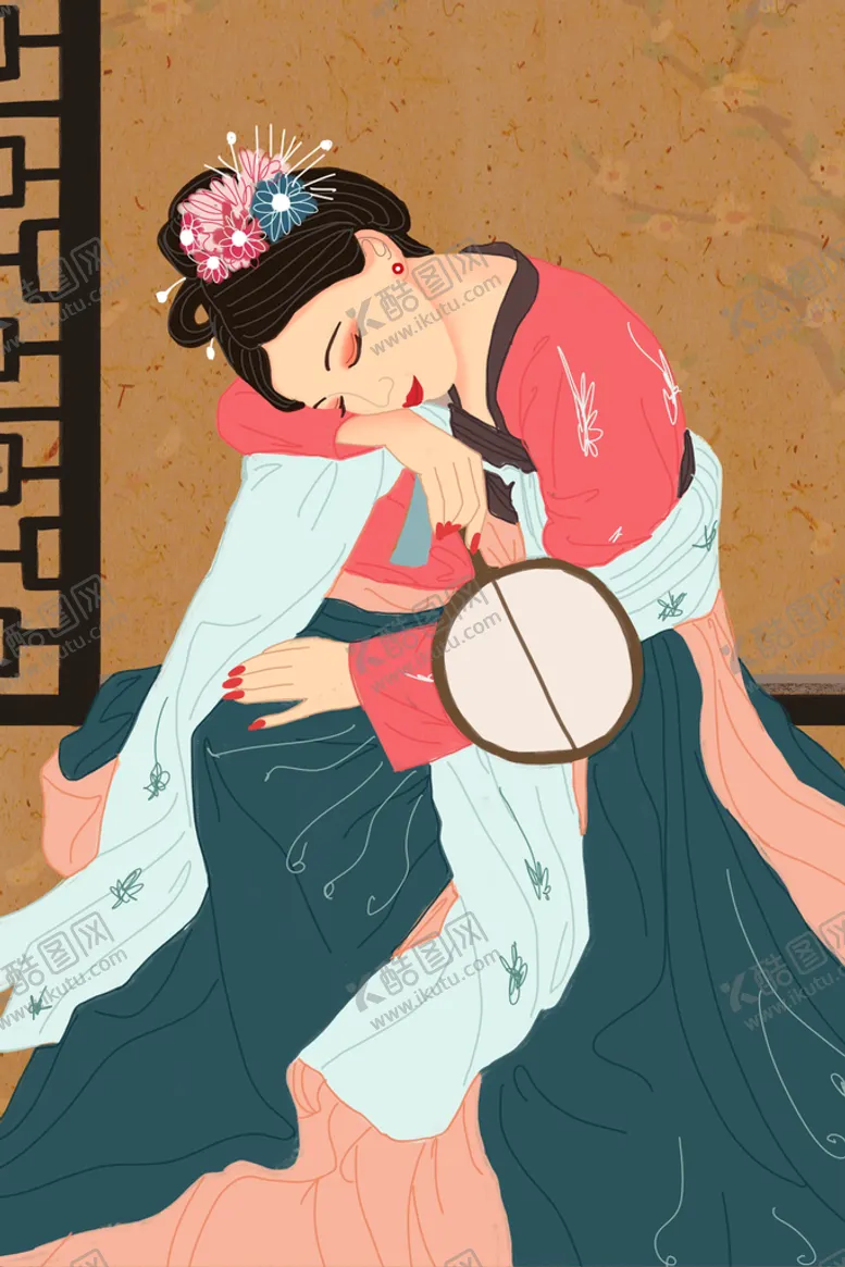 编号：75144810172102303499【酷图网】源文件下载-古典仕女