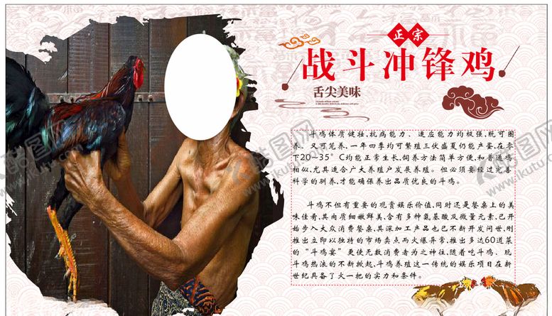 编号：66117310051942534123【酷图网】源文件下载-斗鸡广告
