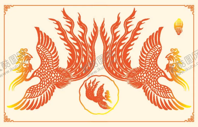 编号：98131812060454421800【酷图网】源文件下载-古典凤凰图片