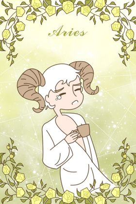 小王子与玫瑰之白羊座插画