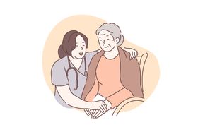韩国小清新人物生活插画