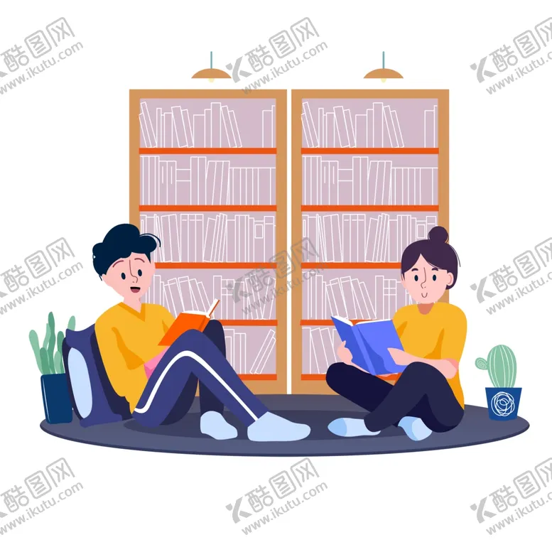 编号：39941503151427383346【酷图网】源文件下载-看书的青年