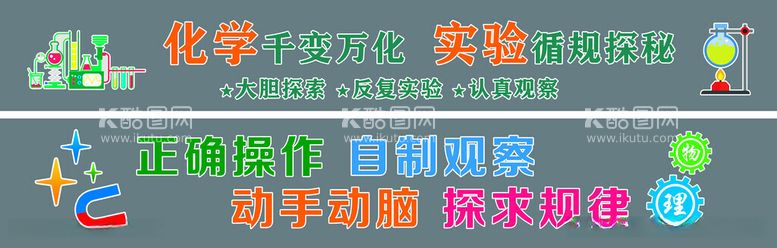 编号：99156511271820426237【酷图网】源文件下载-化学文化墙校园文化