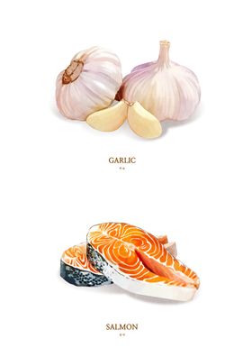 大蒜鲑鱼