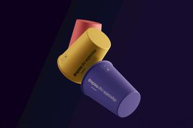 一次性纸杯样机图片