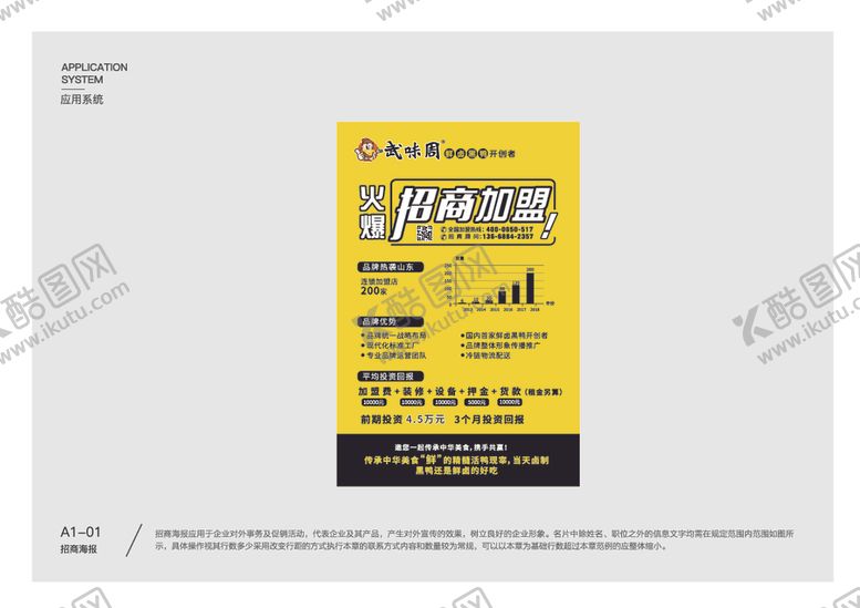 编号：89950705090435461810【酷图网】源文件下载-武味周鲜卤黑鸭海报加盟