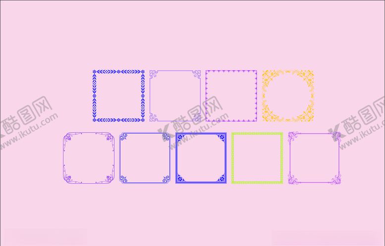 编号：78149709250021139351【酷图网】源文件下载-花边框.