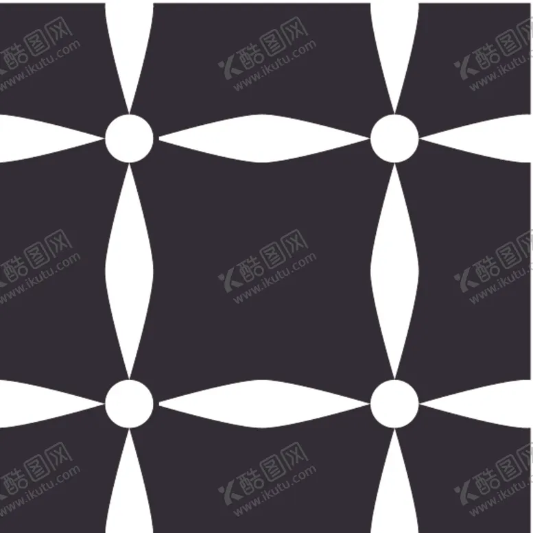 编号：31881609181027158150【酷图网】源文件下载-黑白简约花纹图案设计