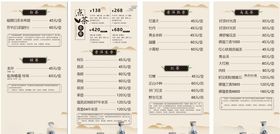 茶谱茶水单