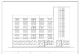 CAD建筑大楼立面图