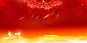 红色喜庆年会颁奖晚会背景素材