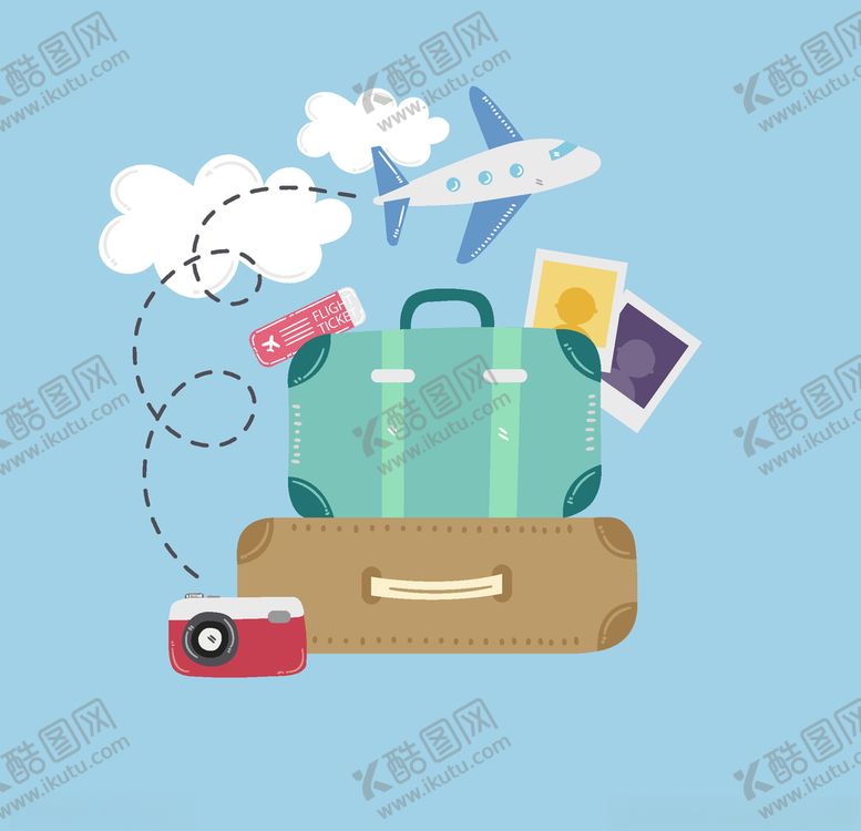 编号：34448509200059403538【酷图网】源文件下载-旅行元素