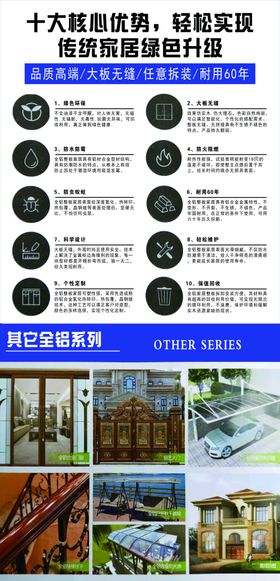 全铝家具海报