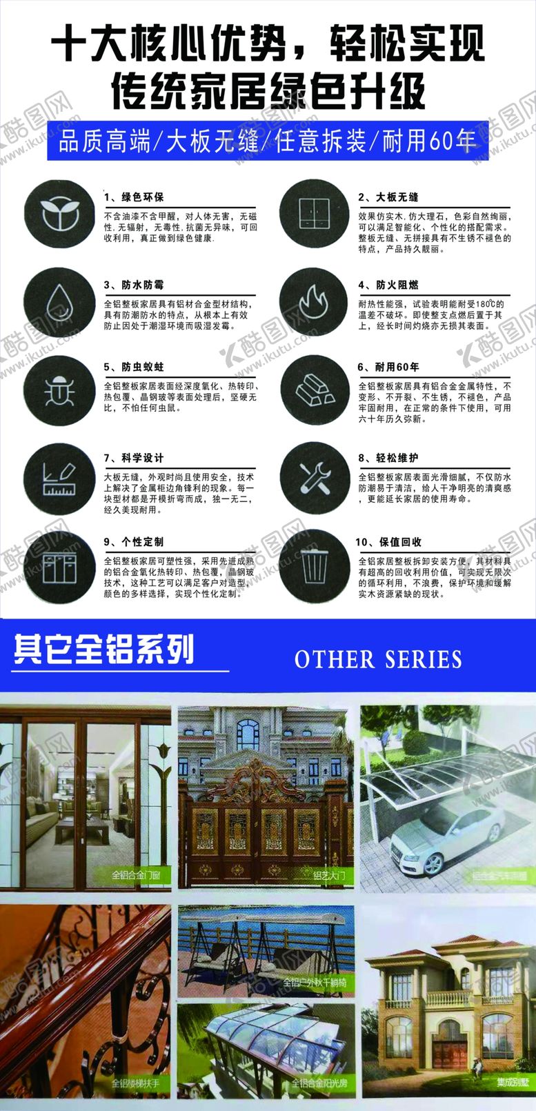 编号：62620210221534154833【酷图网】源文件下载-全铝家具海报
