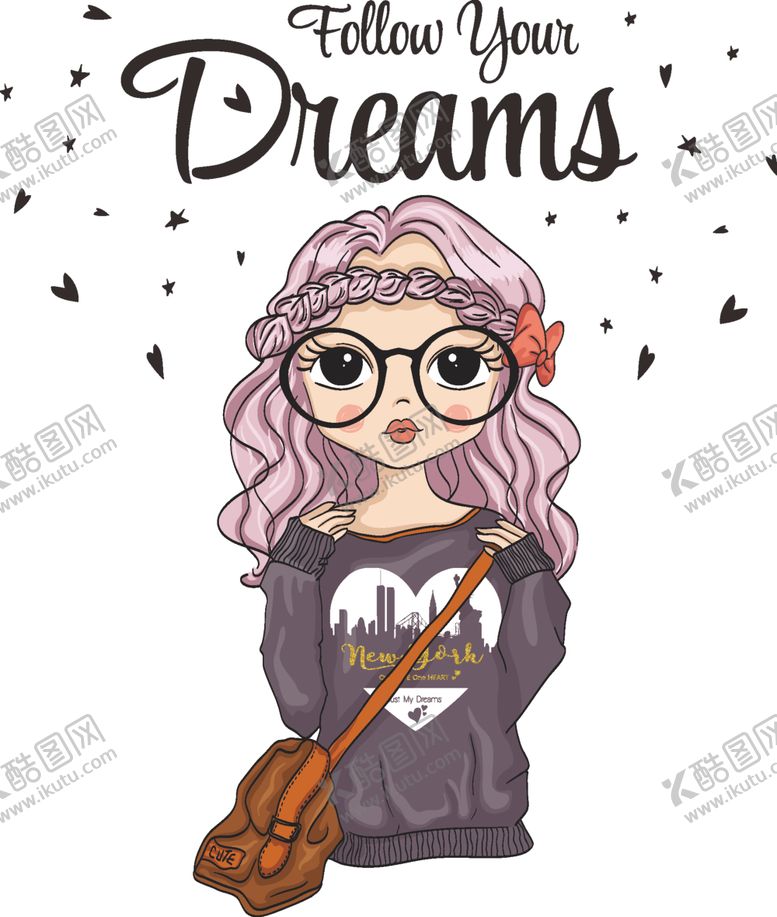 编号：69312804060331576983【酷图网】源文件下载-卡通女孩