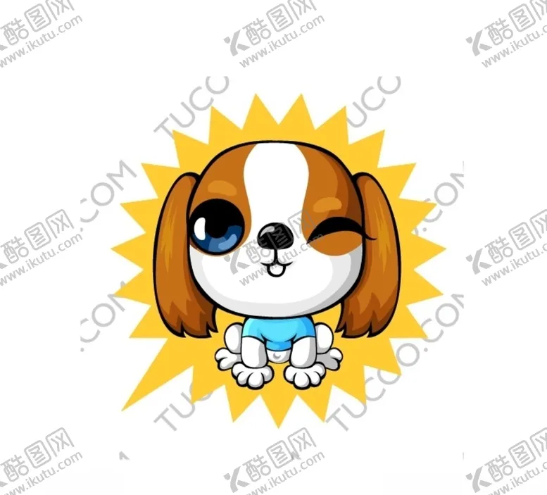 编号：71746209221532505039【酷图网】源文件下载-矢量小狗