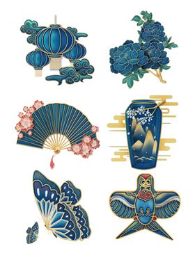 中国风立体剪纸装饰画
