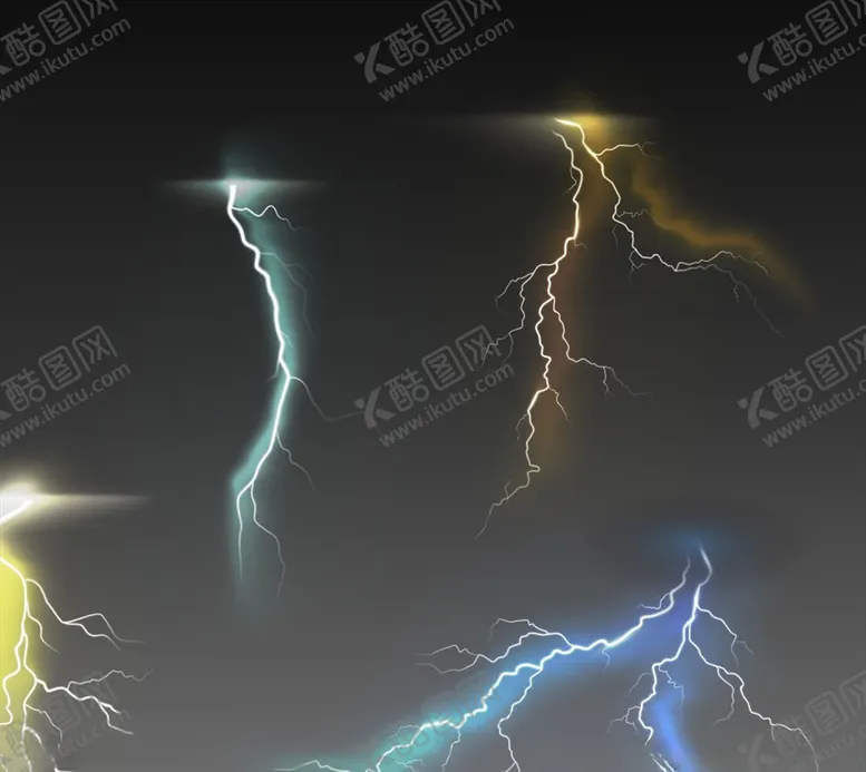 编号：67222206261550413855【酷图网】源文件下载-闪电矢量素材
