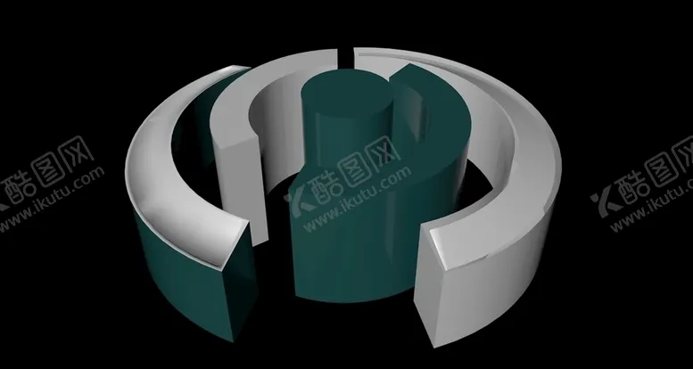 编号：71666905032242201368【酷图网】源文件下载-3D展柜造型C4D渲染文件