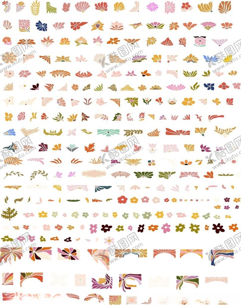 编号：13415904011655272862【酷图网】源文件下载-可爱多样卡通图案素材