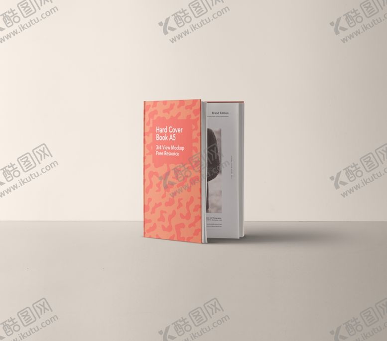 编号：85608406282337582140【酷图网】源文件下载-A5精装书样机