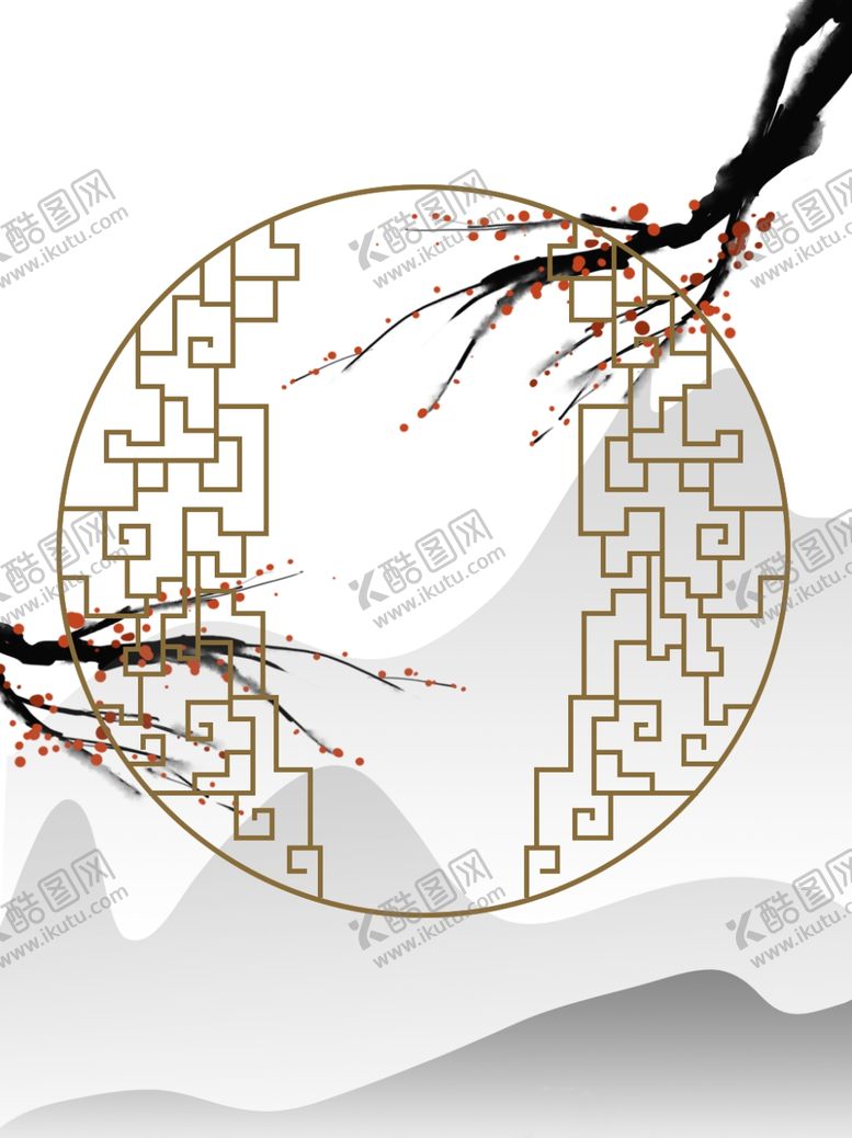 编号：26426610191024036819【酷图网】源文件下载-中式背景墙中式背景素材背景