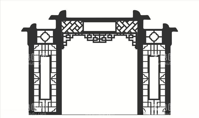 编号：13744203180100549874【酷图网】源文件下载-中式拱门