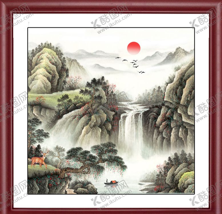 编号：58883105050542054811【酷图网】源文件下载-山水画