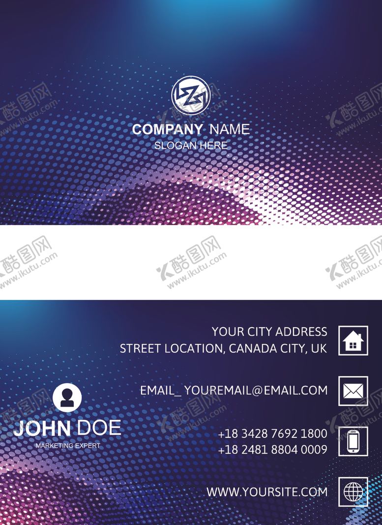 编号：20359009141503174126【酷图网】源文件下载-矢量名片模板