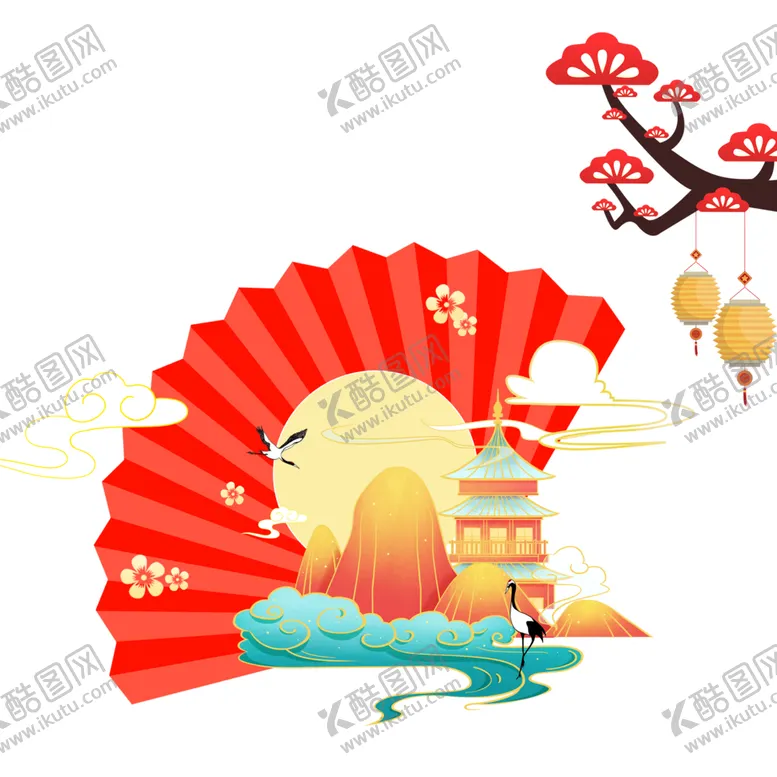 编号：63509305020715548600【酷图网】源文件下载-牛年花