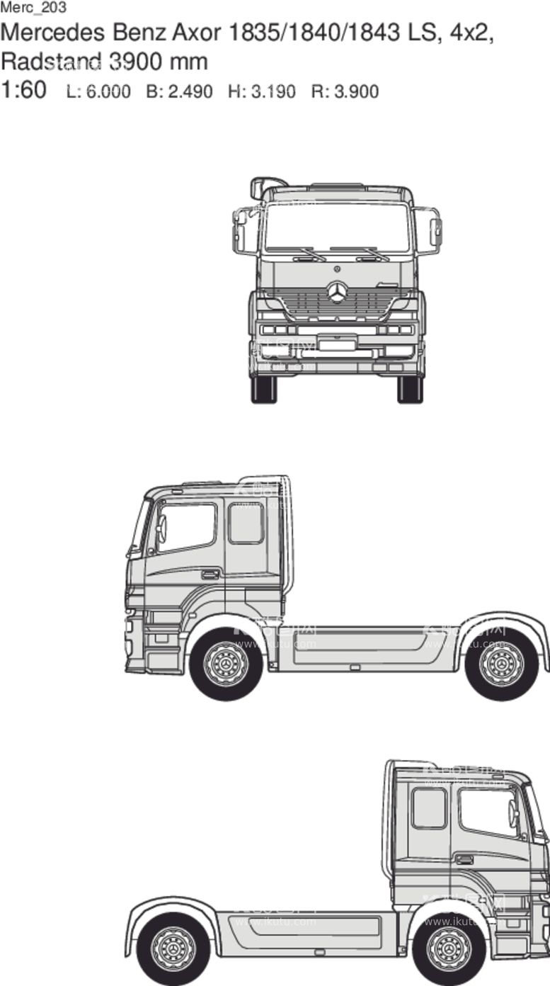 编号：75725303190609354611【酷图网】源文件下载-梅赛德斯工程车