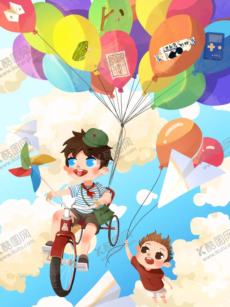 编号：94966309131337569106【酷图网】源文件下载-六一海报