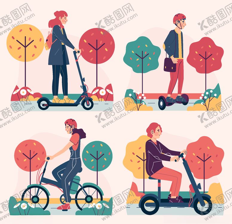 编号：37480109131411377196【酷图网】源文件下载-骑自行车