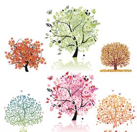 树失量插画