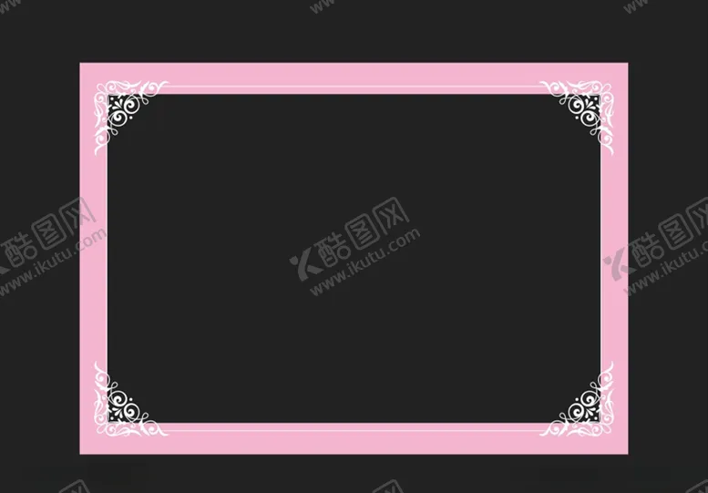 编号：24132407041341132142【酷图网】源文件下载-粉色相框