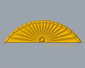 CAD浮雕装饰花3D模型室内设计墙面吊顶作品