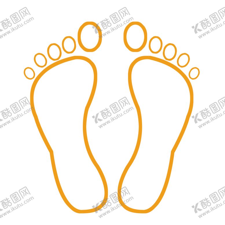 编号：59049902130822496001【酷图网】源文件下载-卡通手绘可爱的脚丫