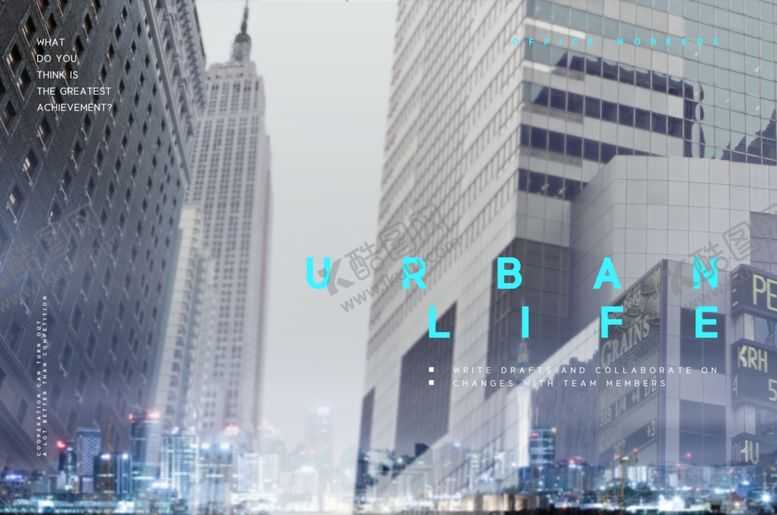 编号：19343209172340524488【酷图网】源文件下载-城市建筑高楼大厦夜景