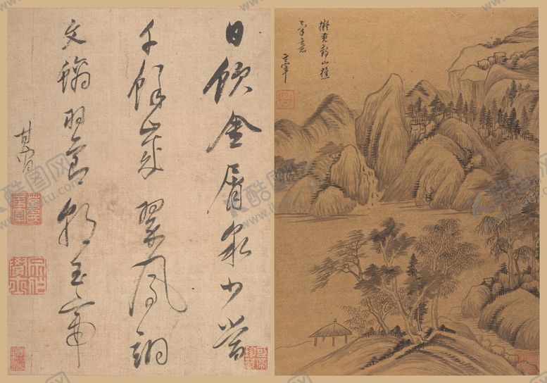 编号：43571610080815176495【酷图网】源文件下载- 山水画  