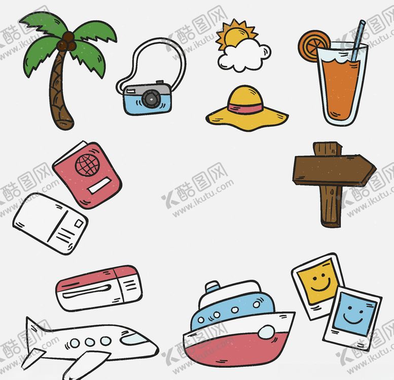 编号：49159409190945261625【酷图网】源文件下载-旅行元素