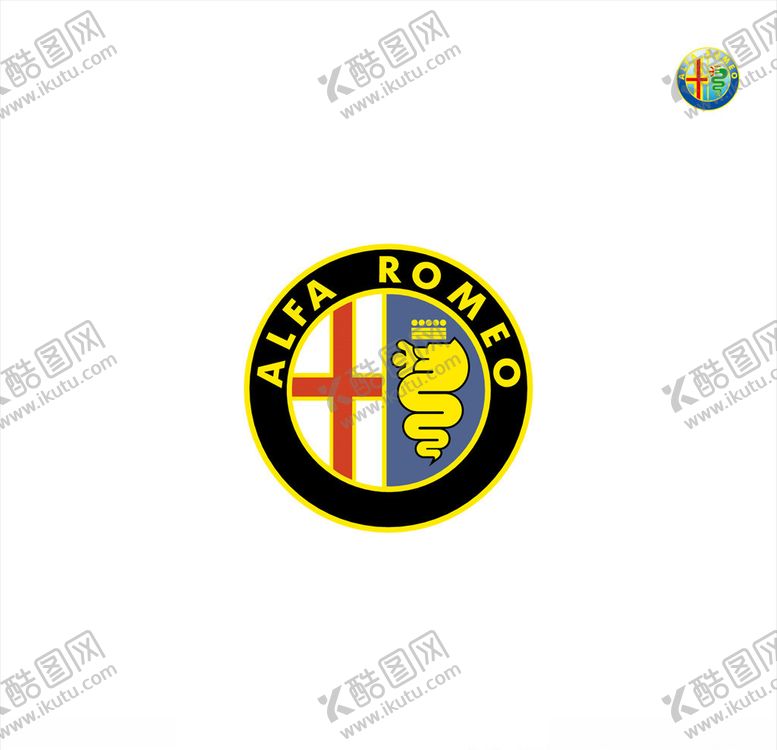 编号：13400610042336571728【酷图网】源文件下载-阿尔法·罗密欧logo矢量