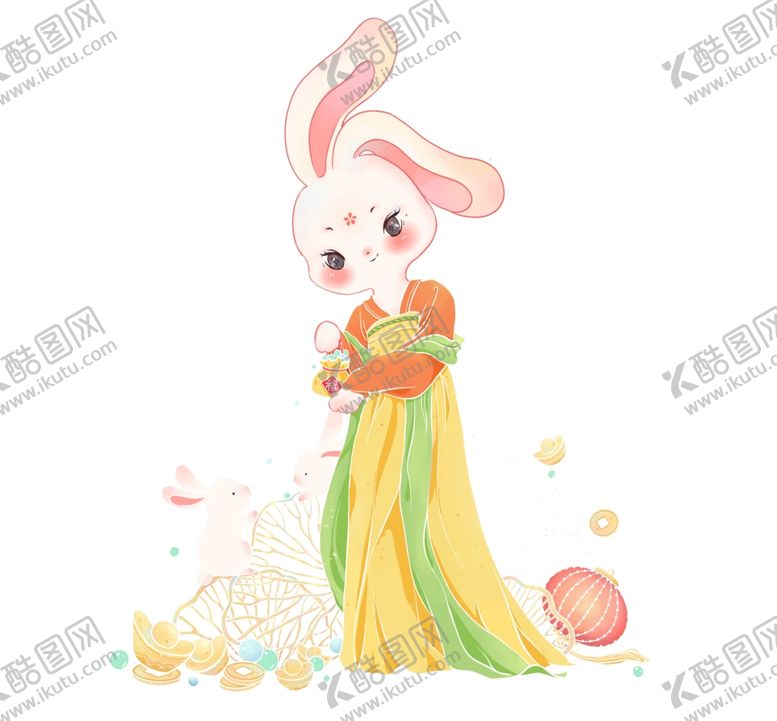 编号：48428502062145135835【酷图网】源文件下载-卡通创意兔子插画