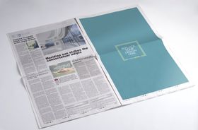 报纸展示效果图样机
