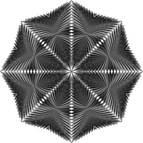黑白多边形