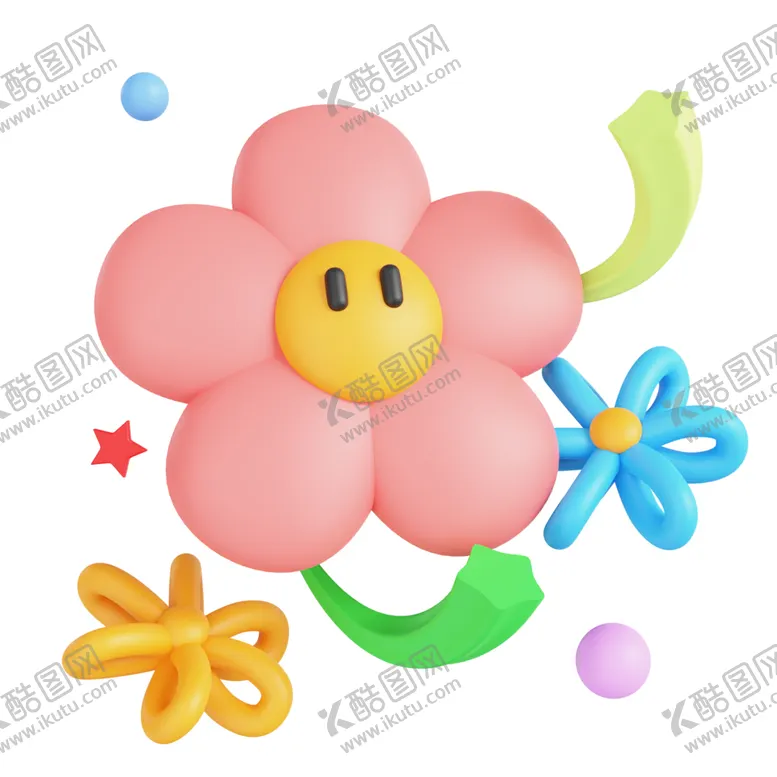 编号：44152712161120069704【酷图网】源文件下载-花朵卡通素材