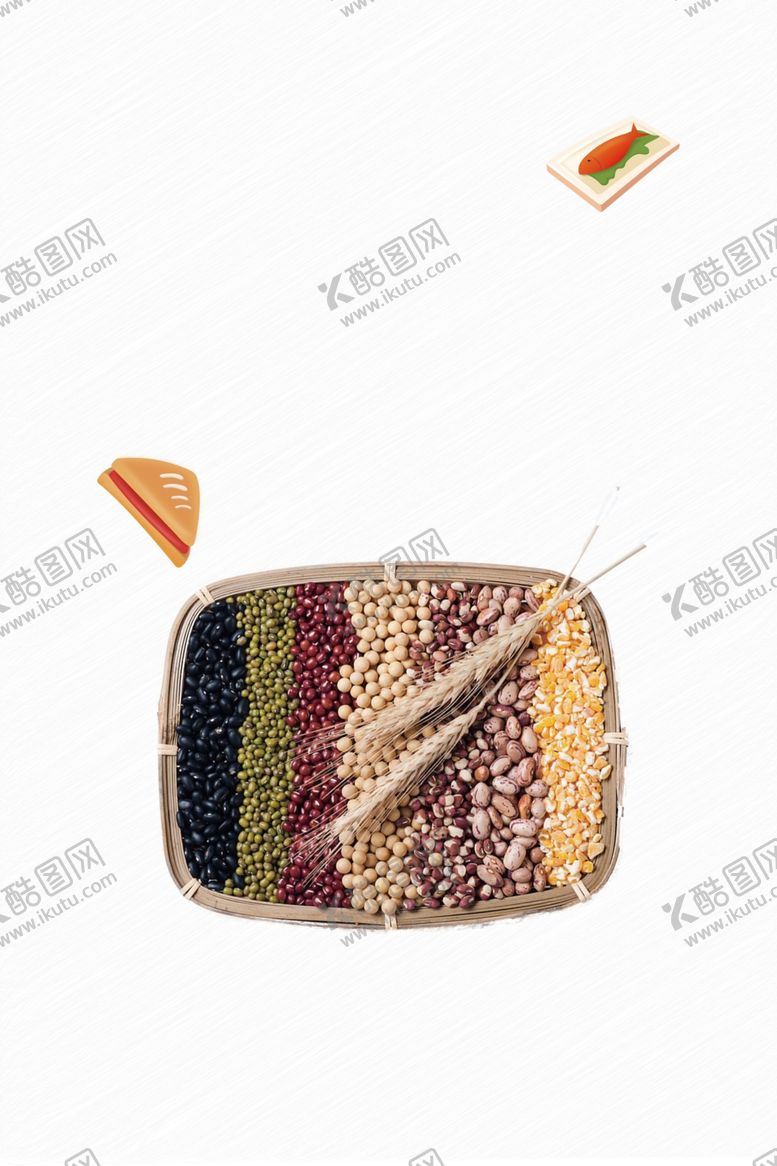 编号：98420409241205103885【酷图网】源文件下载-五谷杂粮海报