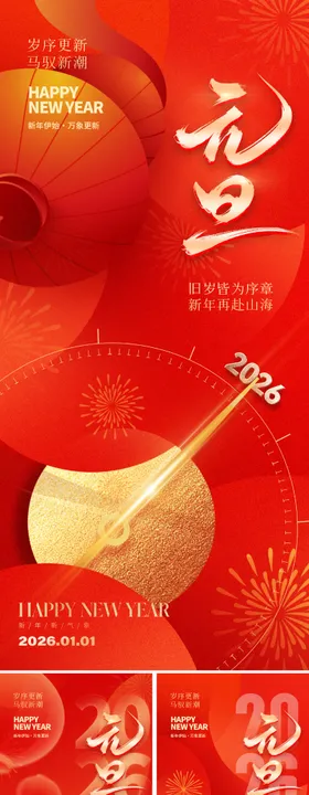 2026元旦新年海报