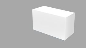 3D口罩盒子样机