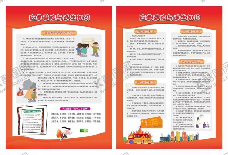 编号：98675206191341097499【酷图网】源文件下载-消防安全单页